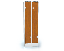 Cloakroom locker Z-shaped doors ALDERA 1920 x 600 x 500